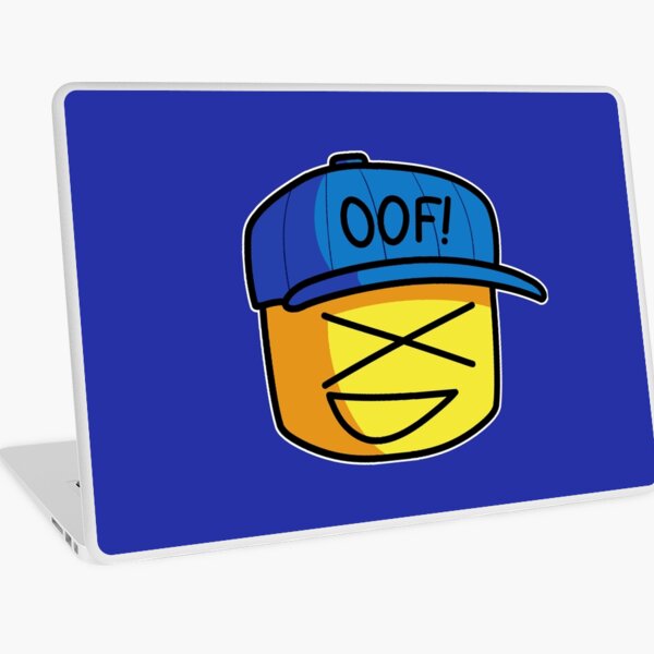 Roblox Hat Laptop Skins Redbubble - oof hat roblox