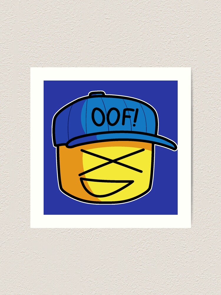 Roblox Oof Hand Drawn Noob Meme Funny Internet Saying Kid Gamer Gift Art Print By Smoothnoob Redbubble - roblox noob saying oof pic
