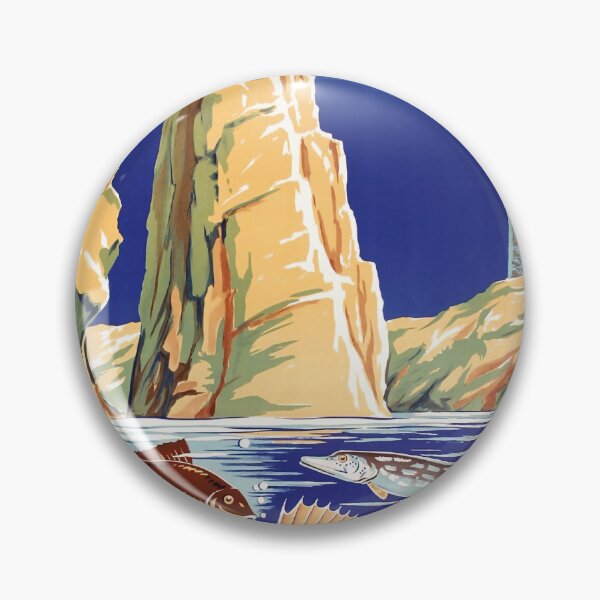 Item preview, Visitez les Aquariums Mosans retro poster designed and sold by CorasPosters.