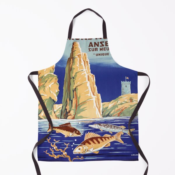 Item preview, Visitez les Aquariums Mosans retro poster designed and sold by CorasPosters.