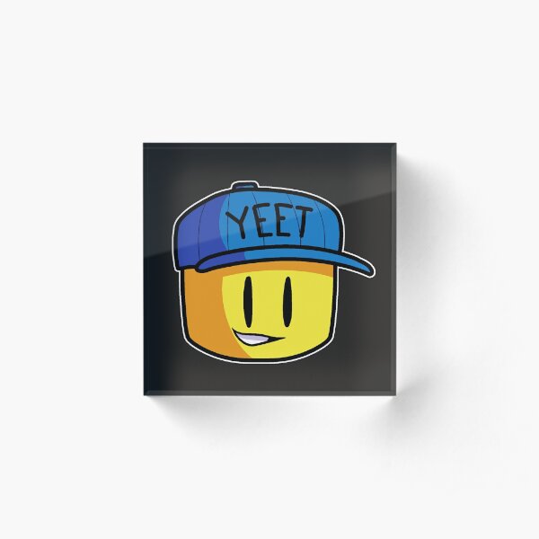 Get Noobed Roblox Meme Dabbing Dab Hand Drawn Gaming Noob Gift For Kid S Acrylic Block By Smoothnoob Redbubble - alice kid roblox