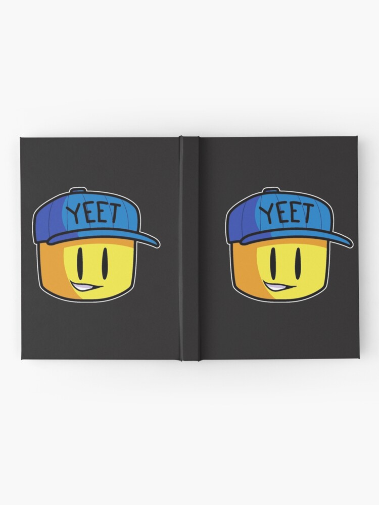 Roblox Yeet Hand Drawn Noob Meme Funny Internet Saying Kid Gamer Gift Hardcover Journal By Smoothnoob Redbubble - images of roblox noobs with hands up