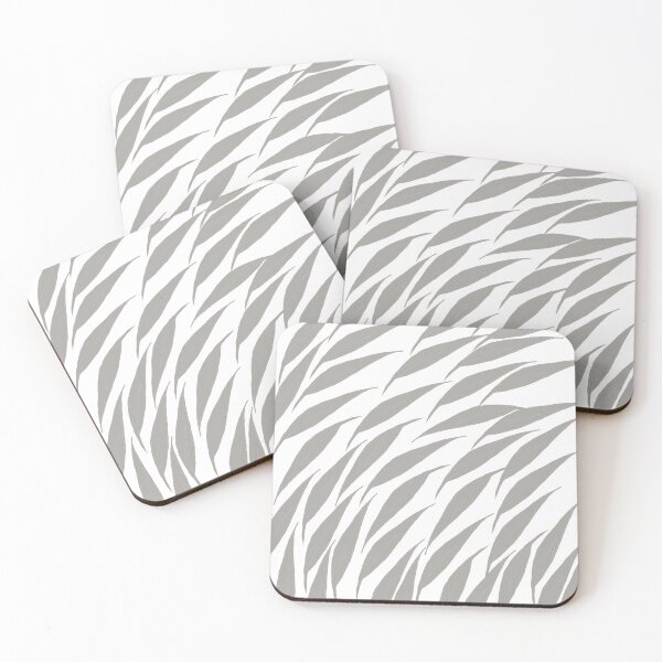 Item preview, Leaf Design grey designed and sold by SILVERAPPLE.