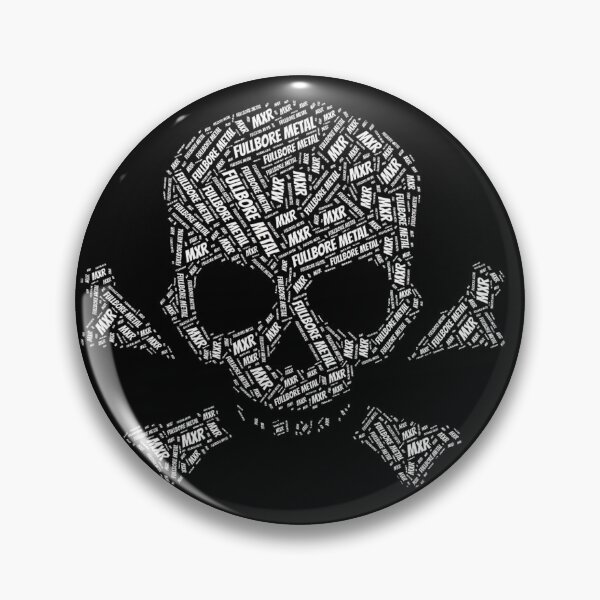 Item preview, MXR Fullbore Metal. Classic Distortion Pedal. Skull Word Cloud. designed and sold by shirtdan.