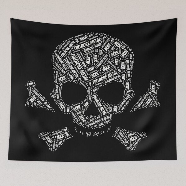 Item preview, MXR Fullbore Metal. Classic Distortion Pedal. Skull Word Cloud. designed and sold by shirtdan.