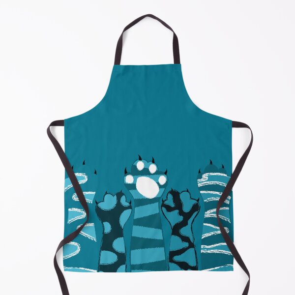 Item preview, Cat Paws Hands Blue designed and sold by ranadigipaint.