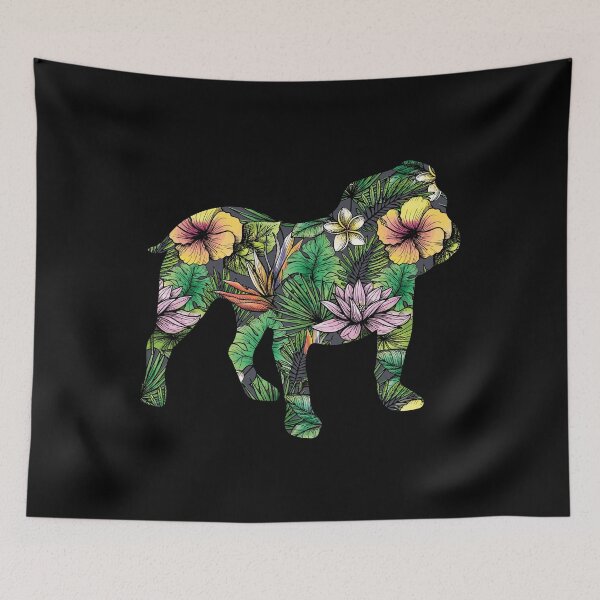 Item preview, English Bulldog Flower Shirt for Men Women Boys Girls Kids Dog Lover Gifts designed and sold by LiqueGifts.