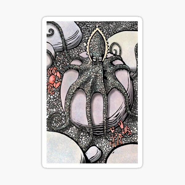 Item preview, Octopus on sea floor designed and sold by Paul Van de Carr.