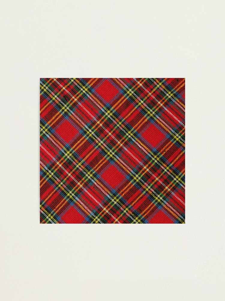 Poster Royal Stewart tartan 