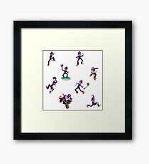 Girls, hit your WALUIGI Framed Print