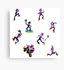 Girls, hit your WALUIGI Metal Print