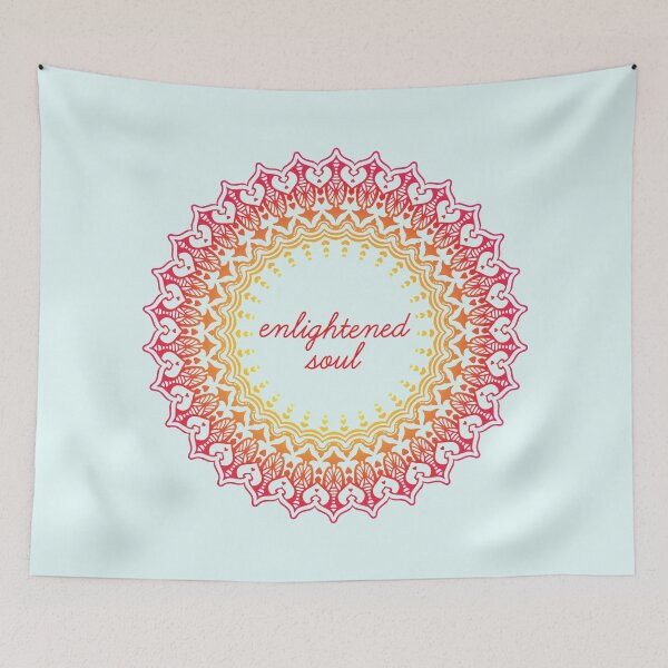 Item preview, Enlightened Soul - Meditation Mandala Print Design GC-092-17 designed and sold by GraphicCharms.