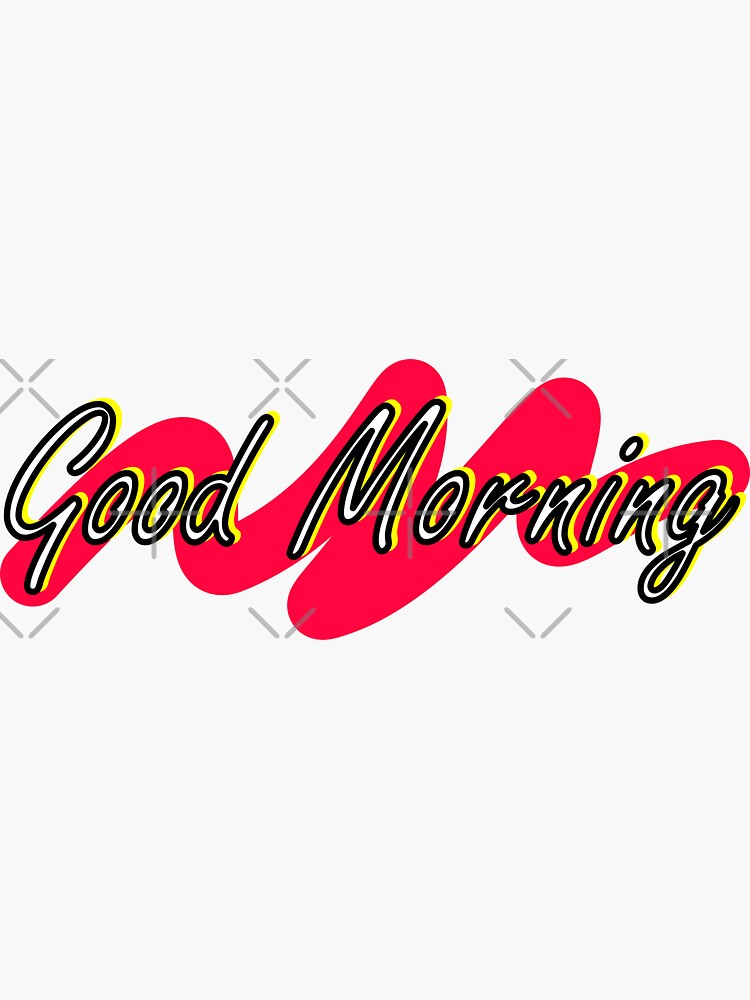 GoodMorning☆Coll Good Morning icon comic style 14291424 Vector Art at Vecteezy