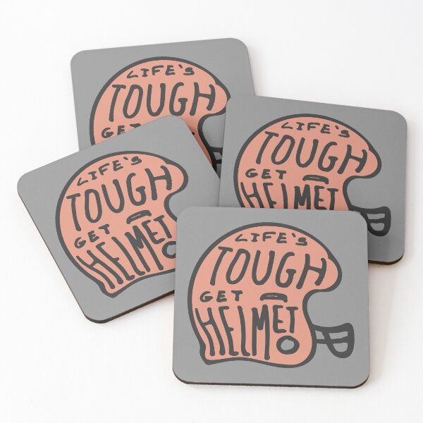 Item preview, life’s tough get a helmet  designed and sold by graphicgal.