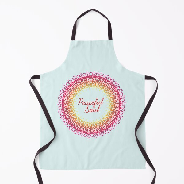 Item preview, Peaceful Soul Meditation Captions Mandala Illustration Print Design GC-092-19 designed and sold by GraphicCharms.