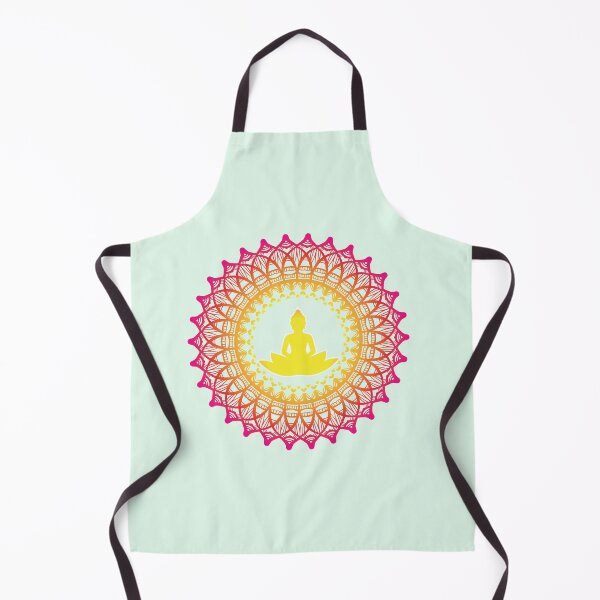 Item preview, Enlightened Soul Buddha Silhouette Mandala Illustration Print Design GC-092-20 designed and sold by GraphicCharms.