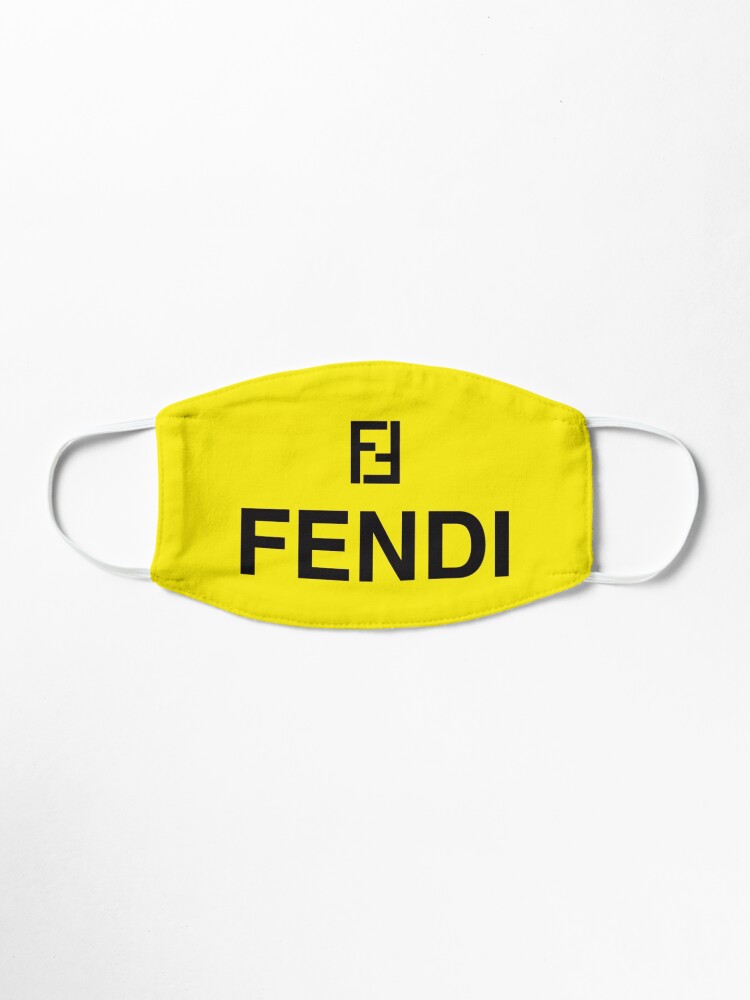 Download Logo Fendi Yellow Mask By Ritajeffrey Redbubble PSD Mockup Templates