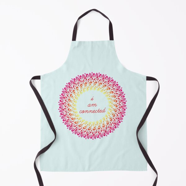 Item preview, I Am Connected - Meditation Captions Mandala Illustration Print Design GC-092-21 designed and sold by GraphicCharms.