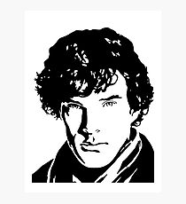 Benjamin Cumberbatch Sherlock Holmes Photographic Print