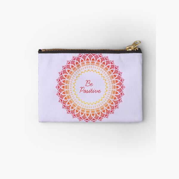Item preview, Be Positive - Meditation Captions Mandala Illustration Print Design GC-092-22 designed and sold by GraphicCharms.