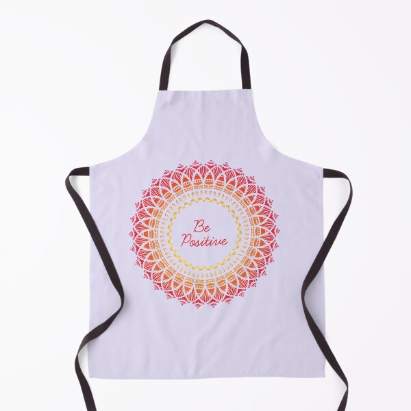 Item preview, Be Positive - Meditation Captions Mandala Illustration Print Design GC-092-22 designed and sold by GraphicCharms.