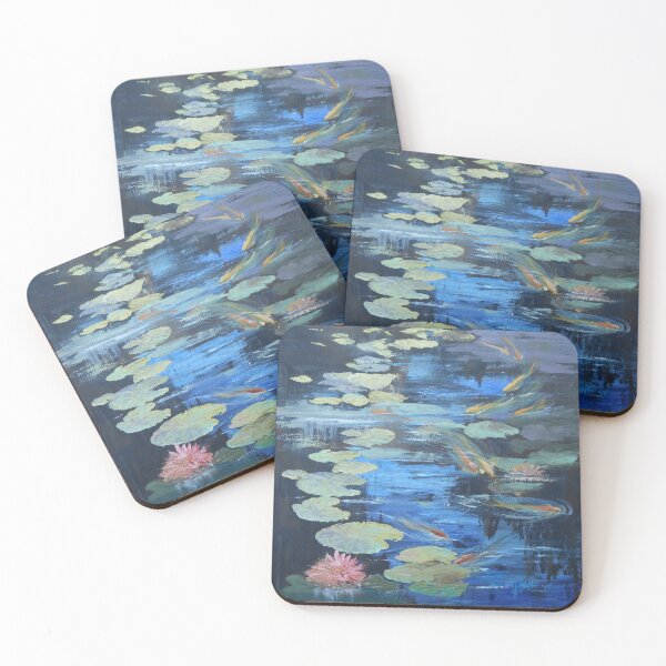 Item preview, Coy Koi in pond designed and sold by Vickyh.