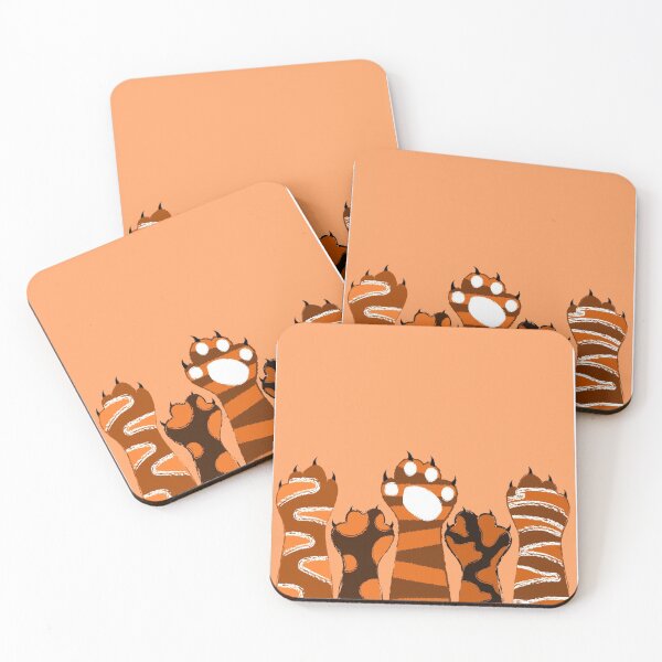Item preview, Cat Paws Hands Yellow Orange designed and sold by ranadigipaint.