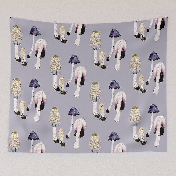 Item preview, Coprinus comatus by Kay Smith designed and sold by BiosecurityColl.