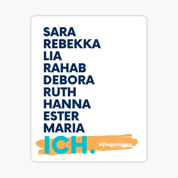 FrauT Sticker