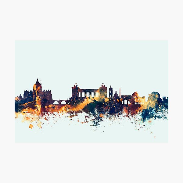Item preview, Rome Italy Skyline designed and sold by ArtPrints.