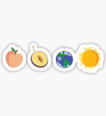 Peach Sticker