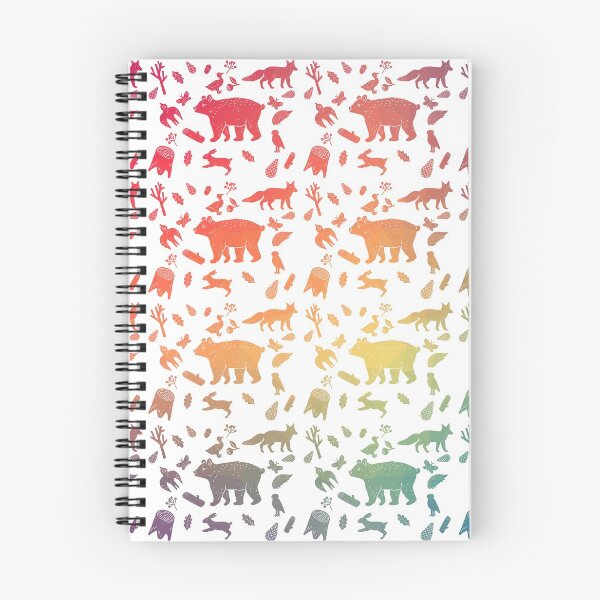 Item preview, Rainbow Animal Forest Pattern designed and sold by SpDesignsC.