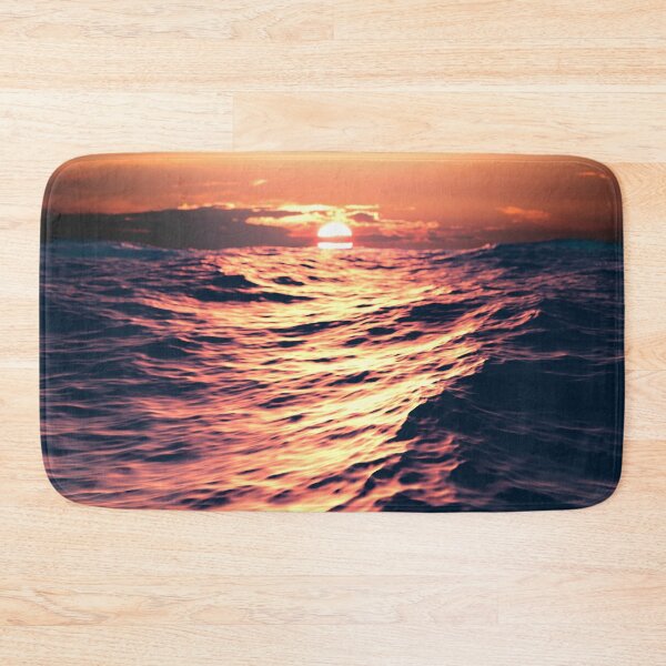 Item preview, Sun setting over Ocean Waves designed and sold by bradm50.