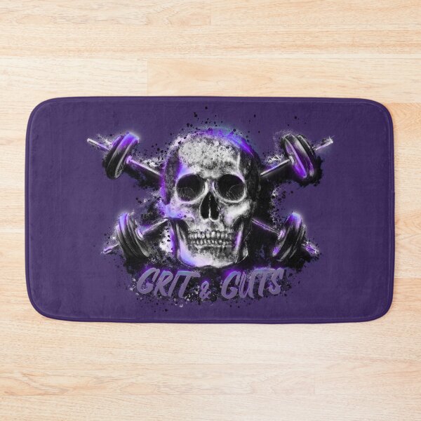 Item preview, Grit and Guts Skull Neon Purple designed and sold by Jarrod Vandenberg.
