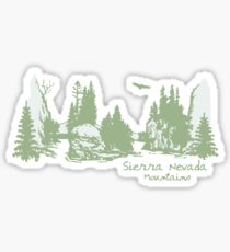 Sierra Nevada Mtns Sticker