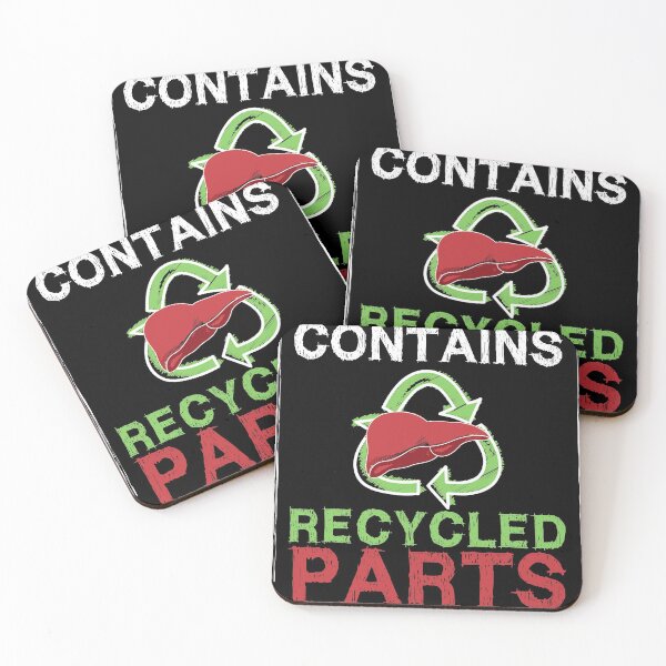 Item preview, Contains Recycled Parts Liver Transplant Survivor designs design designed and sold by Lisbob.
