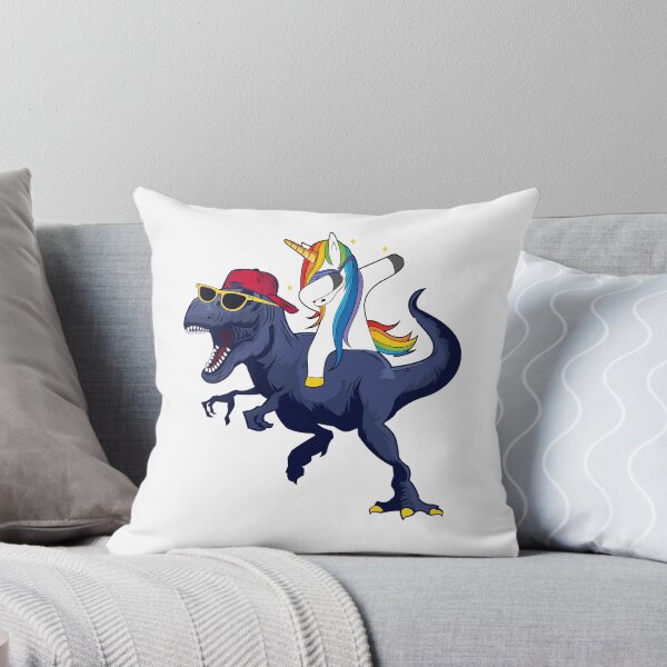 Item preview, Dabbing Unicorn Riding T rex Dinosaur Kids Girls Boys Gift T-Shirt designed and sold by bestdesigns2020.