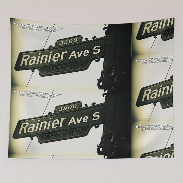 Item preview, Rainier Avenue South, Seattle, Washington by Mistah Wilson designed and sold by The Street Sign Store.