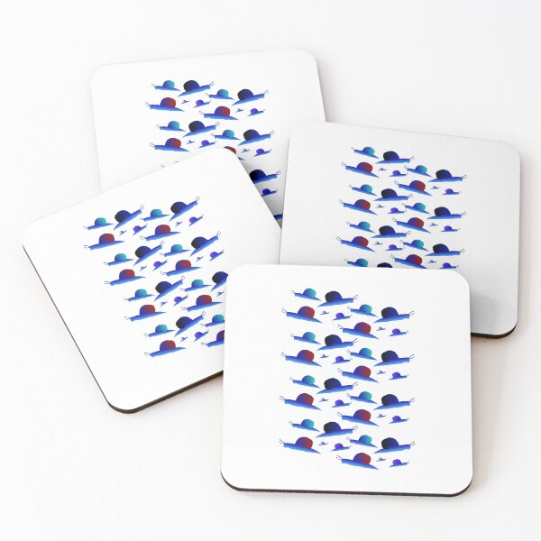 Item preview, Colorful and Cute Snail Pattern (on white) designed and sold by Davey's Designs.