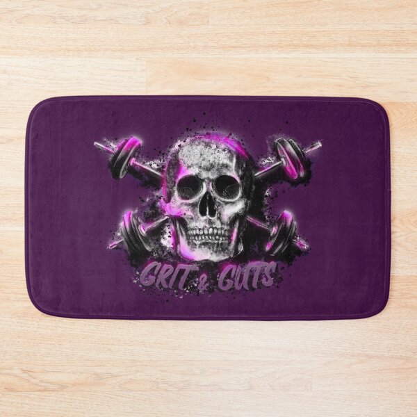 Item preview, Grit and Guts Skull Neon Pink designed and sold by Jarrod Vandenberg.