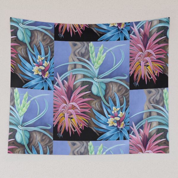 Item preview, Blue Banded Bee Bromeliads designed and sold by artbyelly.