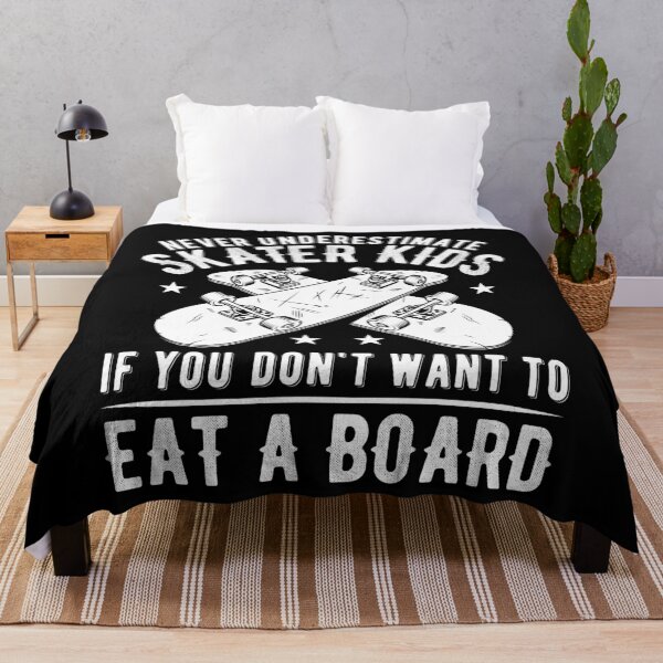 Item preview, Never Underestimate Skater Kids If You Don't Want To Eat A Board designed and sold by Mariano Topno.