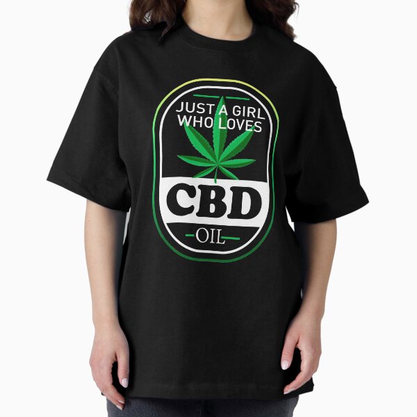 Aperçu de l'œuvre Conception de cadeau d'amant d'huile de CBD Juste une fille qui aime la conception de CBD créée et vendue par Lisbob.