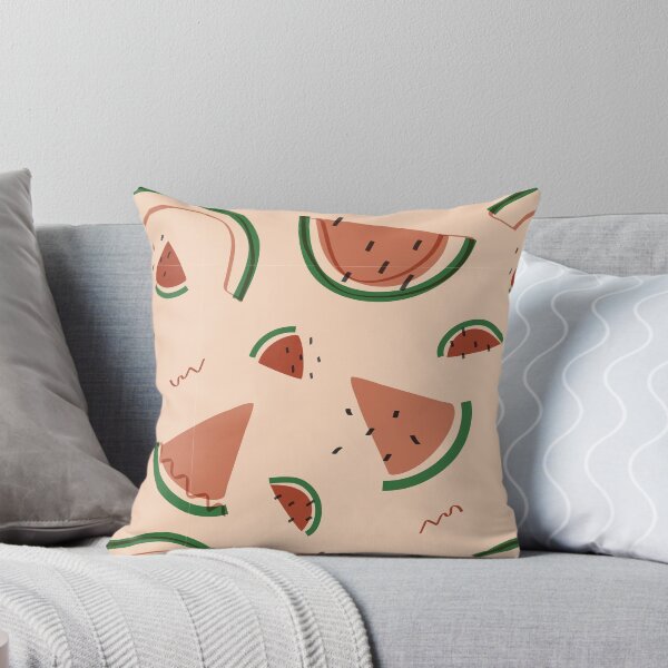 Item preview, Watermelon Modern Cartoon Art Print designed and sold by eggtart-master.