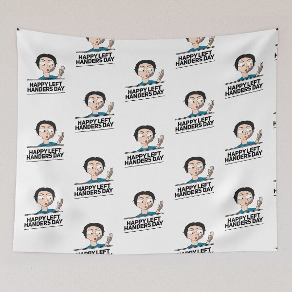 Item preview, Cute Boy Happy Left Handers Day designed and sold by somebasic.