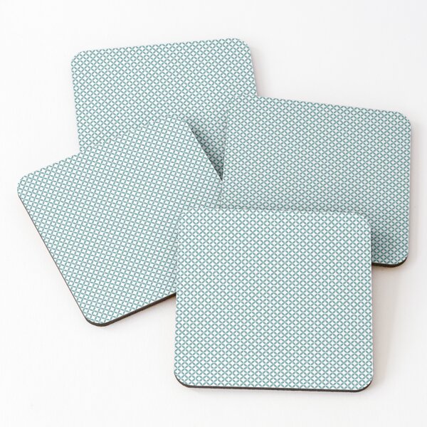 Item preview, Geometric Circles_Dusty Turquoise designed and sold by NolkDesign.