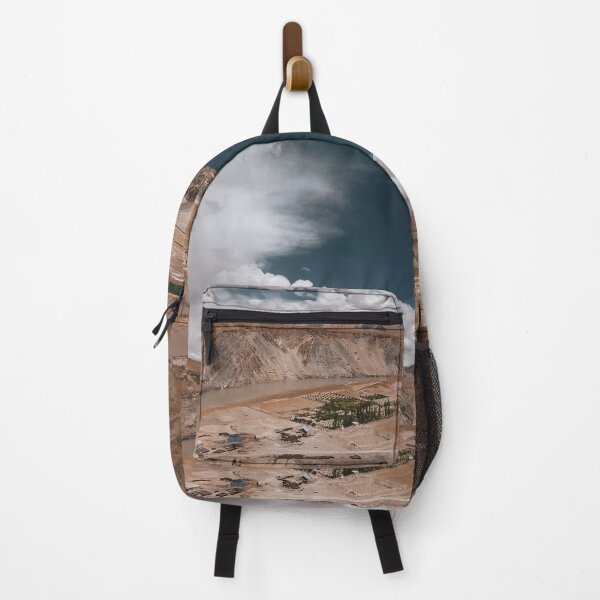 Item preview, Landscapes of ladakh with green trees and rocky mountains designed and sold by Vikas Sawant.