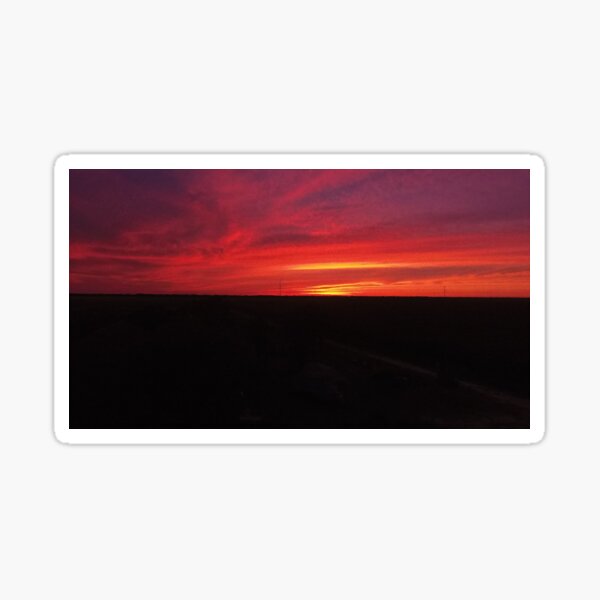 Texas Sunset Sticker