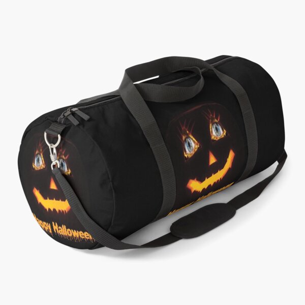 Item preview, Scary carved Jack O Lantern pumpkin face for Halloween with fiery blue eyes. designed and sold by Karen McFarland.