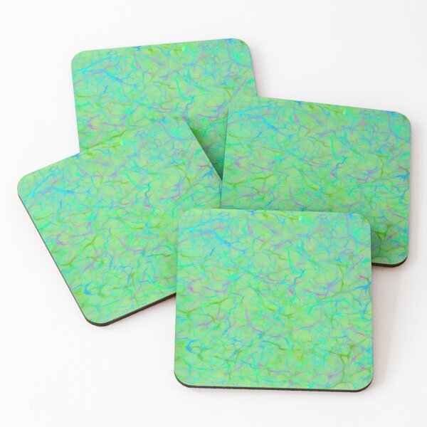 Item preview, Waterworks In Green Digital Abstract Pattern designed and sold by AMSonArt.